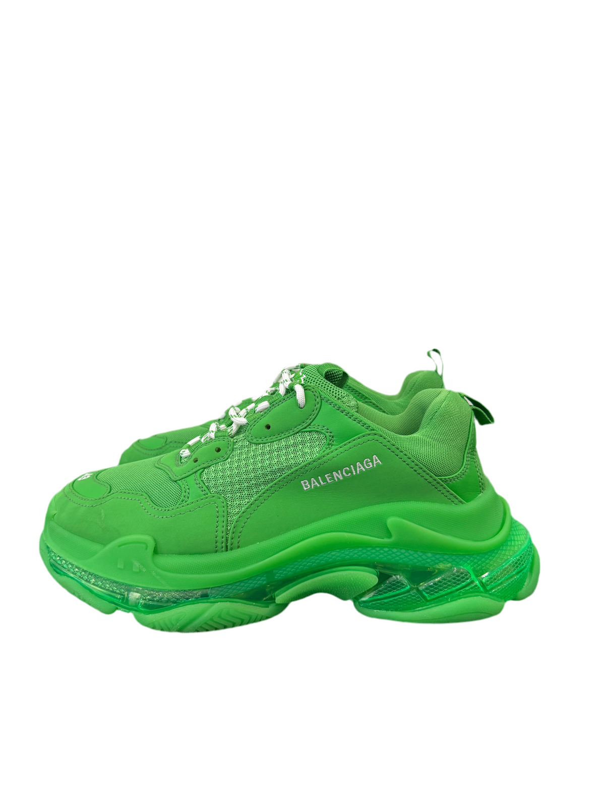Balenciaga Triple S Neon Green Size 43 UK / US 10