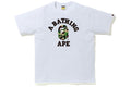 BAPE ABC Camo College Tee White/Green